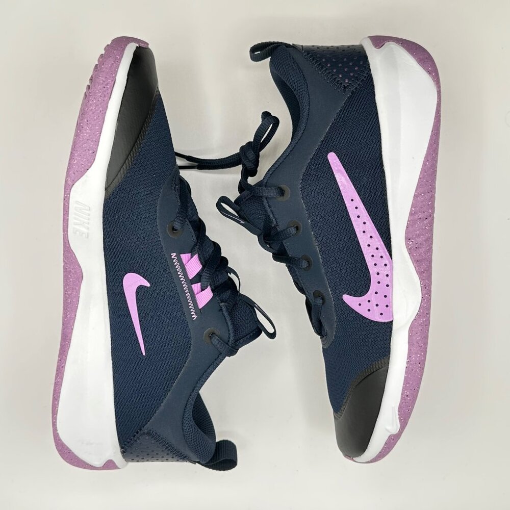 Nike Omni Multi-Court Low Blue / Pink DM9027-401 Size 7y = Women's: 8.5 - Picture 7 of 12